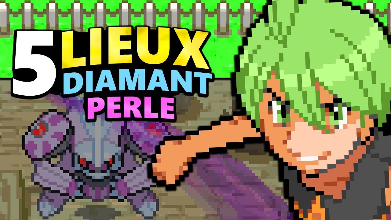 5 ENDROITS MYSTÉRIEUX ET INCROYABLES DANS POKEMON DIAMANT & PERLE !