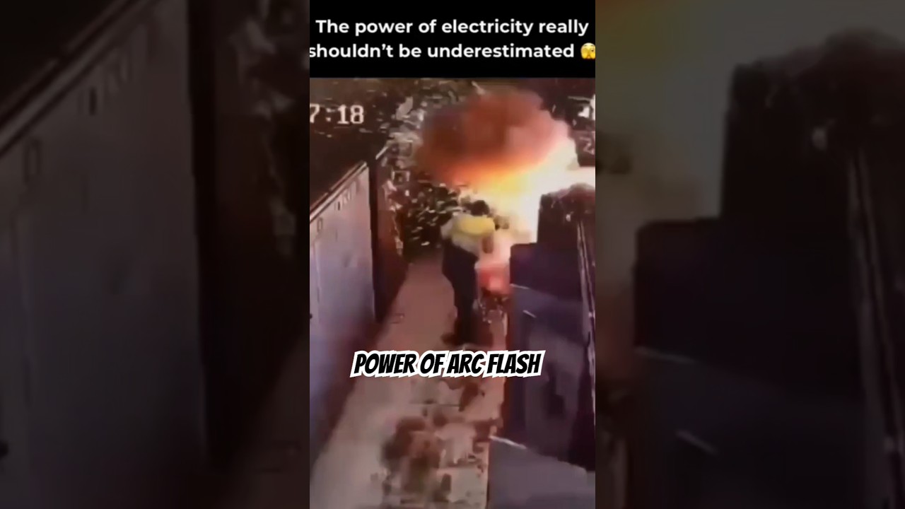 Arc flash Explosion #fire #disaster