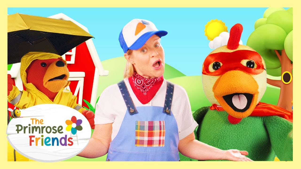 The Cock-A-Doodle-Doo Song 🐓 The Primrose Friends | Song Video for Kids | Nursery Rhymes & Music Fun