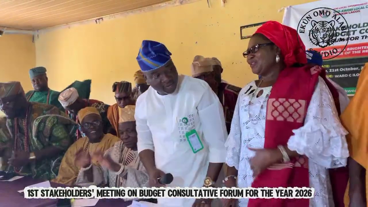 Highlight from The 1ST OTO-AWORI STAKEHOLDERS' MEETING ON BUDGET CONSULTATIVE FORUM FOR YEAR 2026.