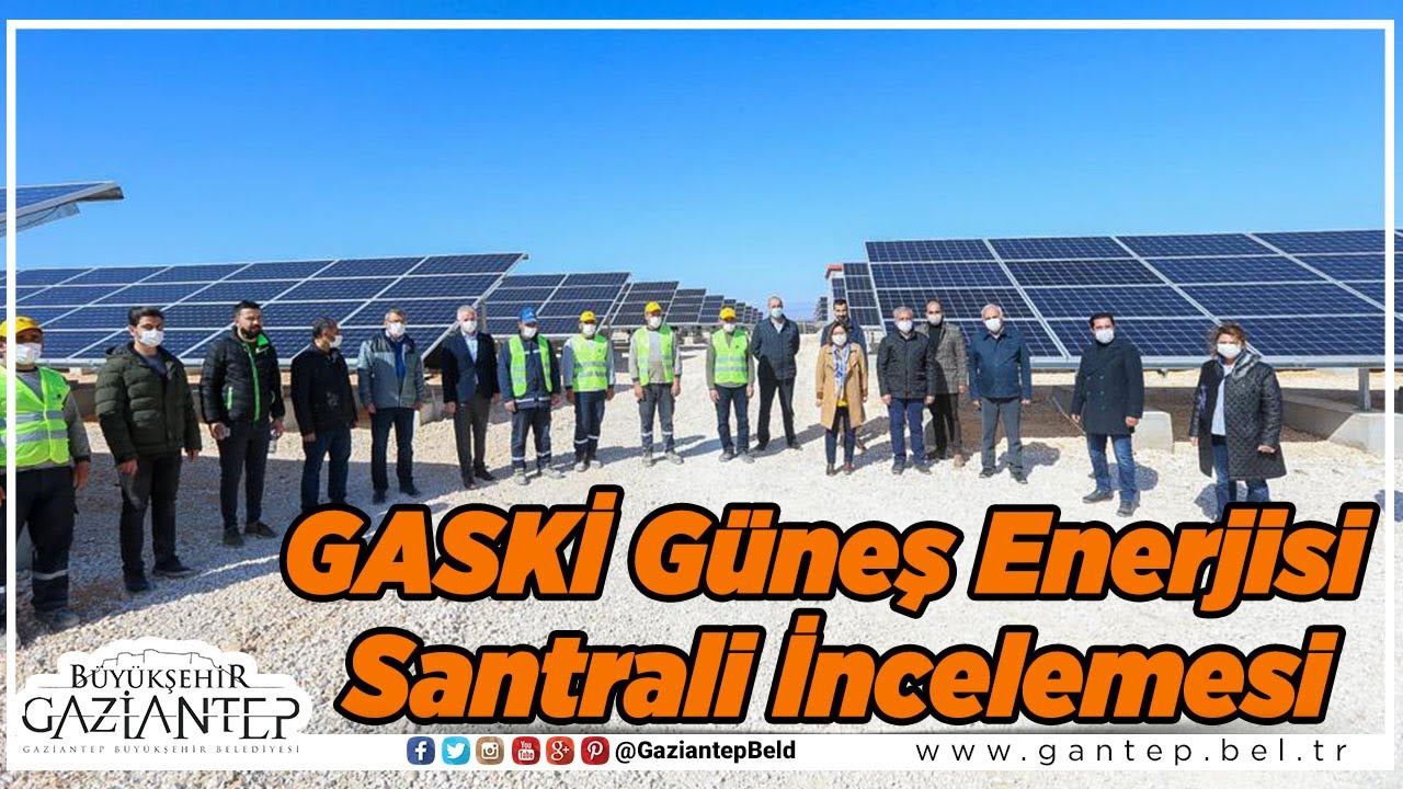 Başkanımız Fatma Şahin Gaski Güneş Enerjisi Santrali’nde İncelemerde Bulundu