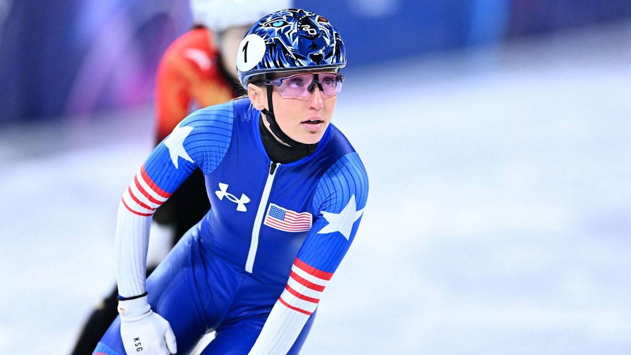 Stoddard crashes; Santos-Griswold, Letai advance in 500m