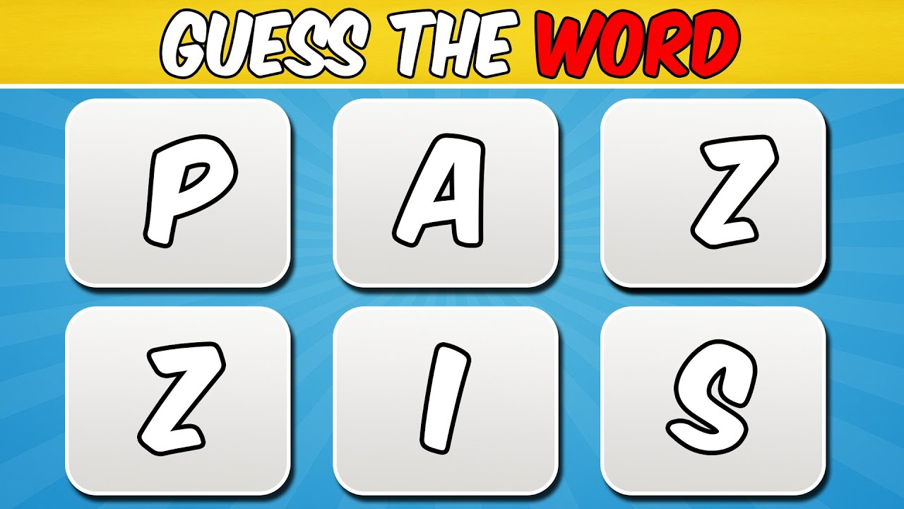 Guess the Word Challenge – Can You Solve Them All?