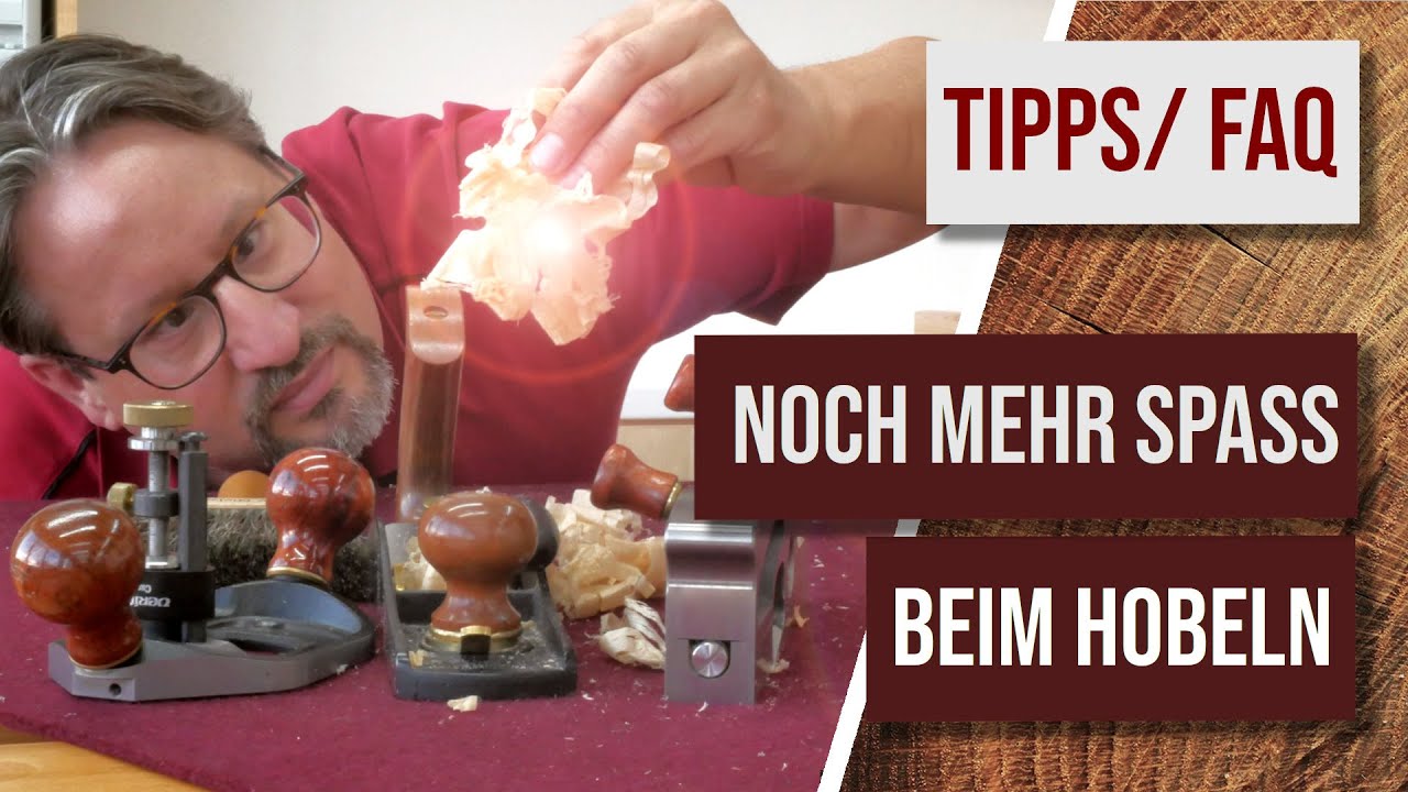 Noch mehr Spaß beim Hobeln - so wird die Fläche glatt und die Verbindung genau. #holzwerken #holz