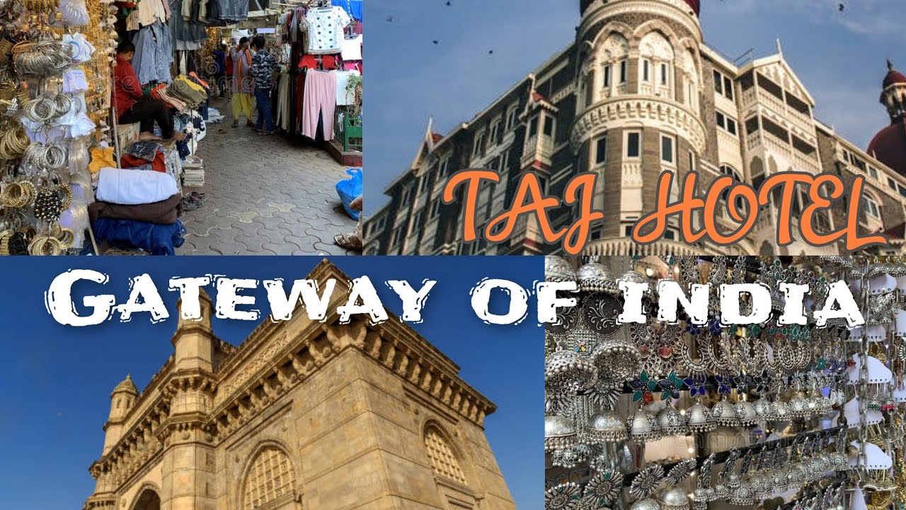 Gateway Of India & Taj Hotel Street  Walk | Colaba Causeway Market | Tajmahal Palace Heritage Hotel