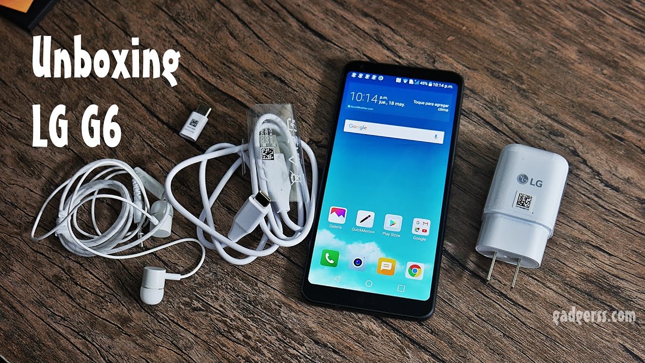 Unboxing en español del LG G6