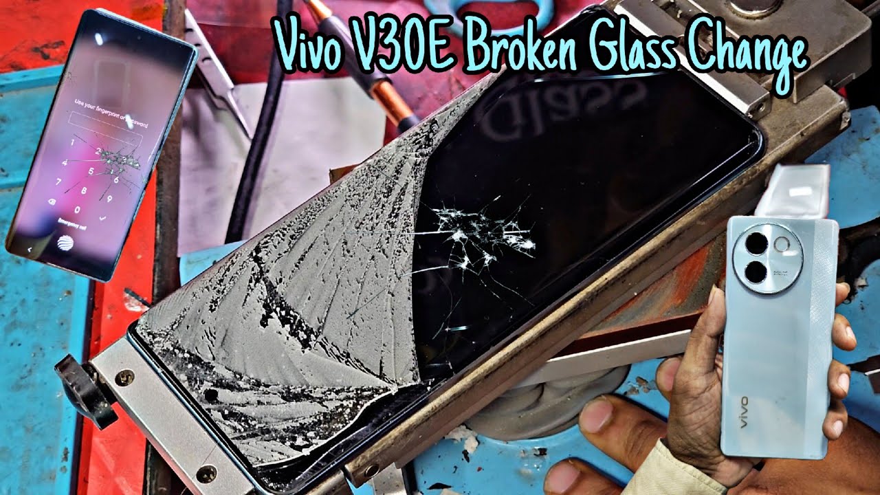 Vivo V30E Broken Front Glass Restoration | Vivo V30E Front Glass Change @Superalam Technical