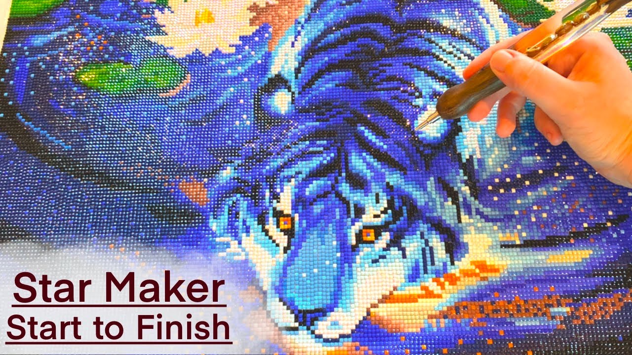 STAR MAKER - Diamond Painting from Start to Finish