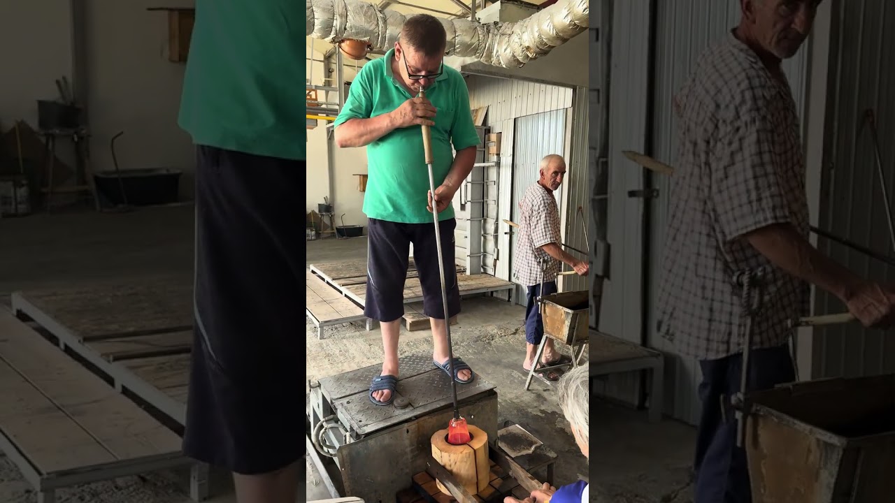 România încă produce! Într-o fabrică din Dorohoi se meșteșugesc manual obiecte din sticlă