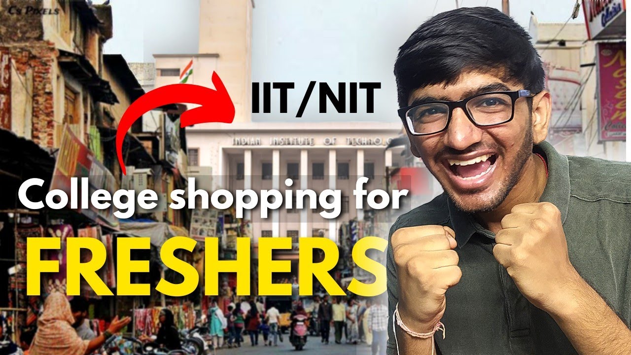 College shopping for IIT Freshers | What can you buy at IIT Kgp's tech market ?