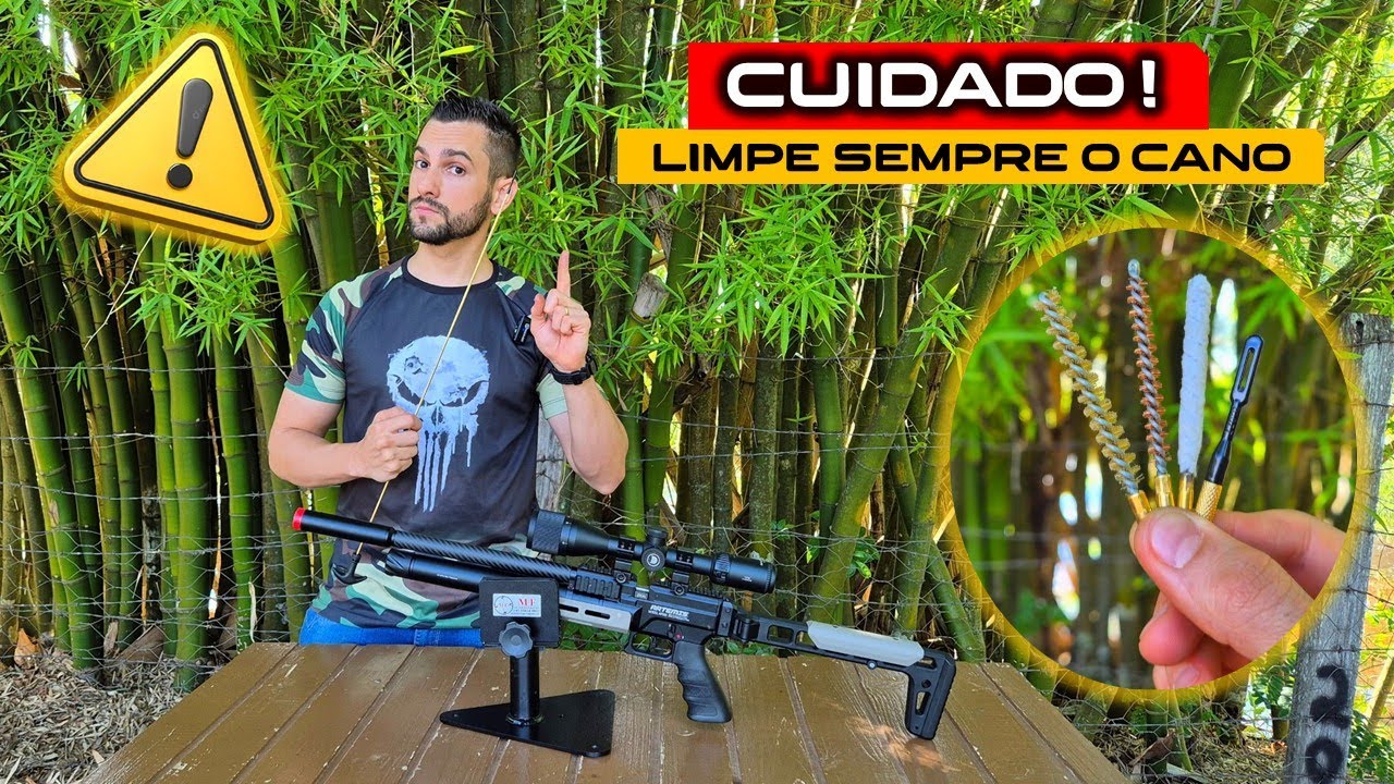 A IMPORTANCIA DE LIMPAR O CANO DA CARABINA, NÃO IGNORE ISSO !