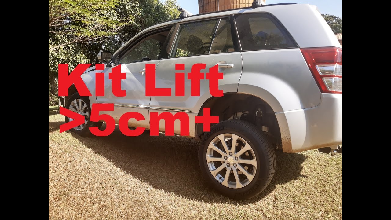Suzuki Grand Vitara 4X4 - Levantando a Suspensão - Kit Lift +5cm