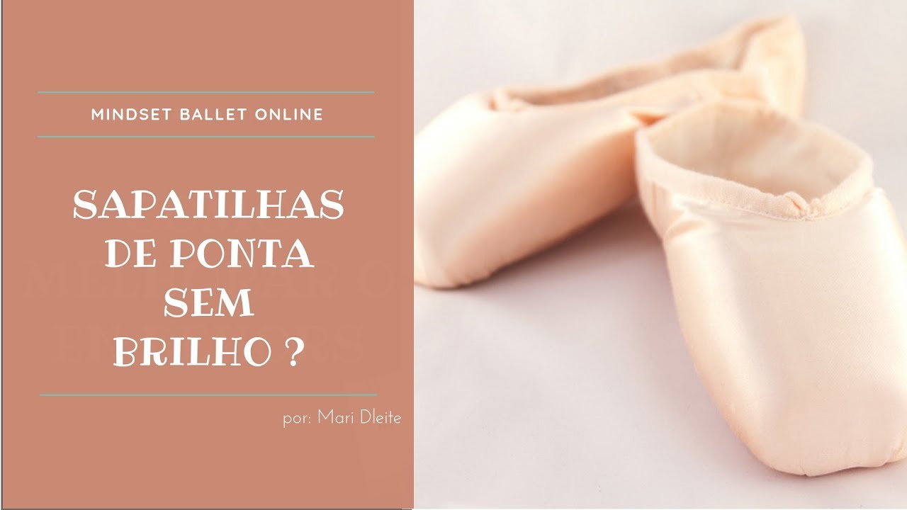 Como tirar o brilho da sapatilha de ponta?