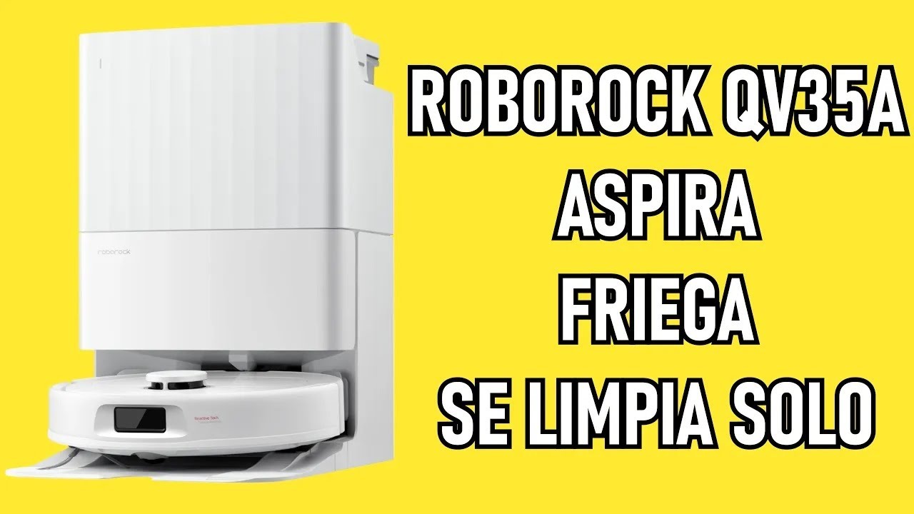 💥 Roborock QV35A: El Robot Aspirador que Friega, Aspira y se Limpia SOLO | Review Completa 2025