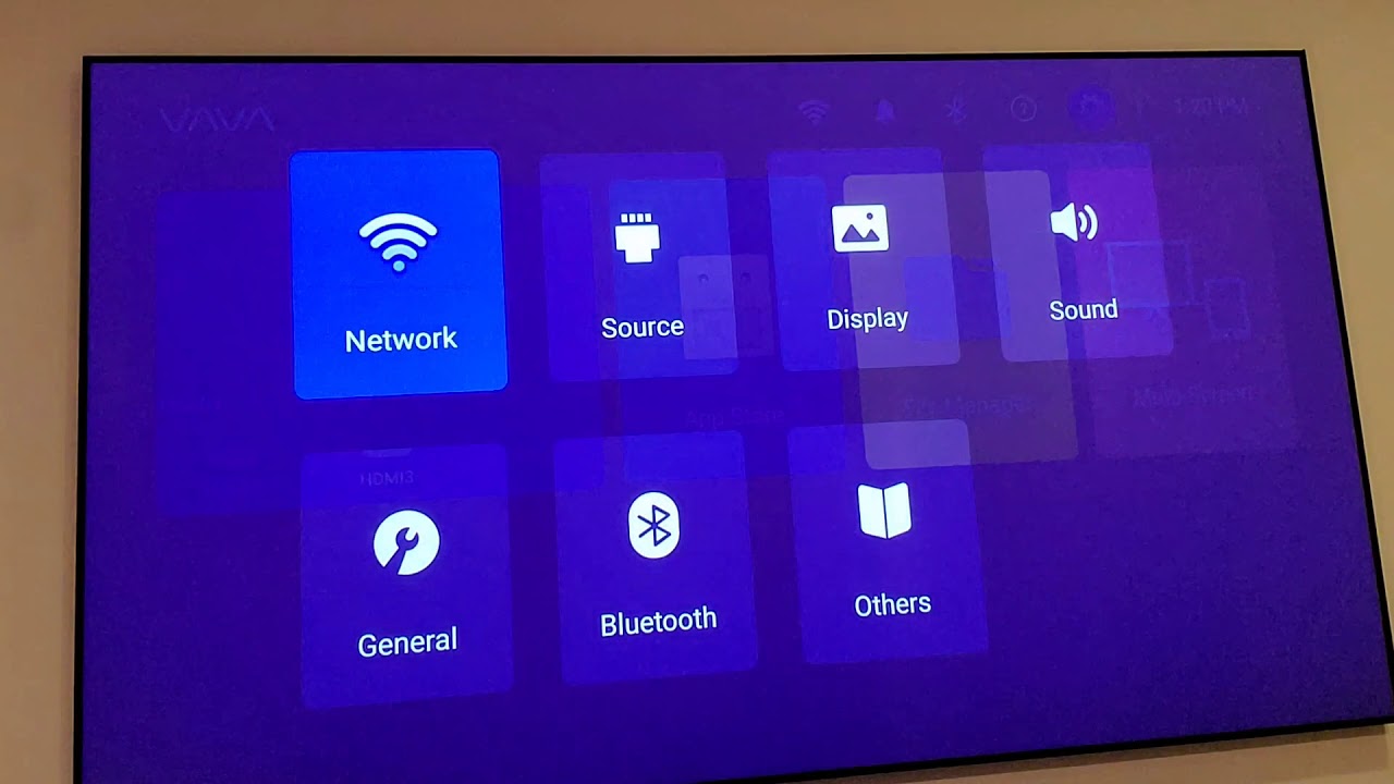 Vava 4K Ultra Short Throw Projector with 100
