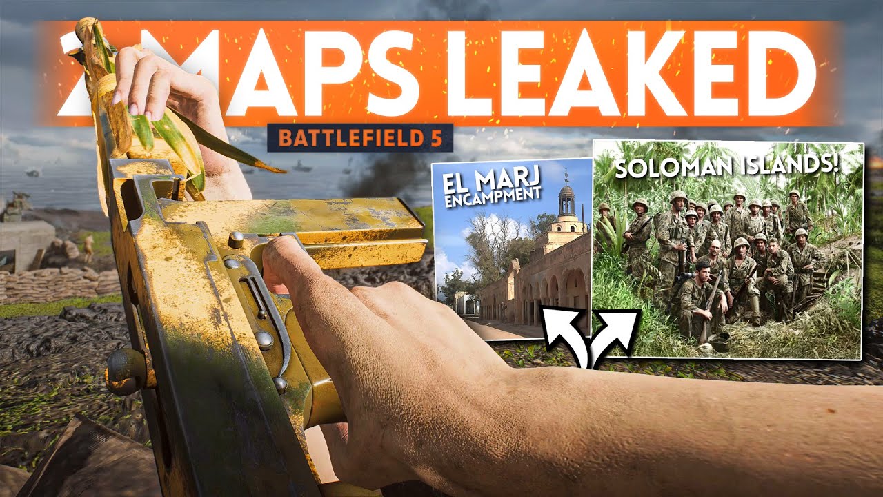 SOLOMAN ISLANDS & Al Marj Encampment: 2 NEW MAPS Leaked 🤩 Battlefield 5 (More Update 5.2 Info)