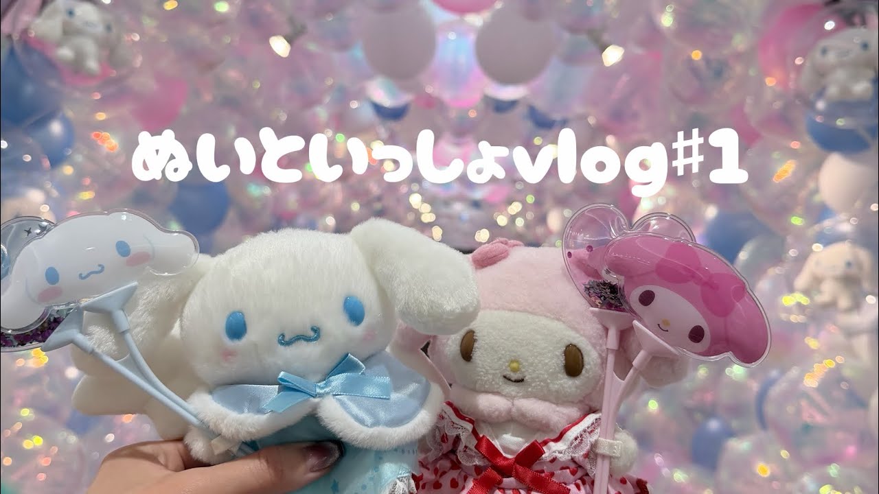 ぬいといっしょvlog♯1 シナモン女とシナモンのお誕生日お祝い🎂