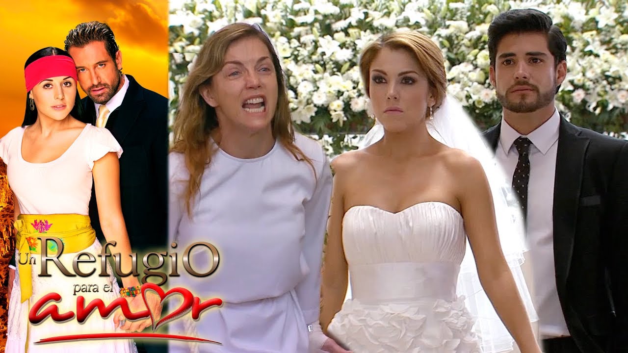 Un refugio para el amor - C.162: ¡Rosa Elena interrumpe en la boda de Hannah y Lorenzo!