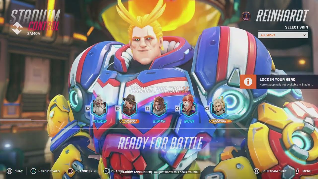 Overwatch Stadium : All Might Edition