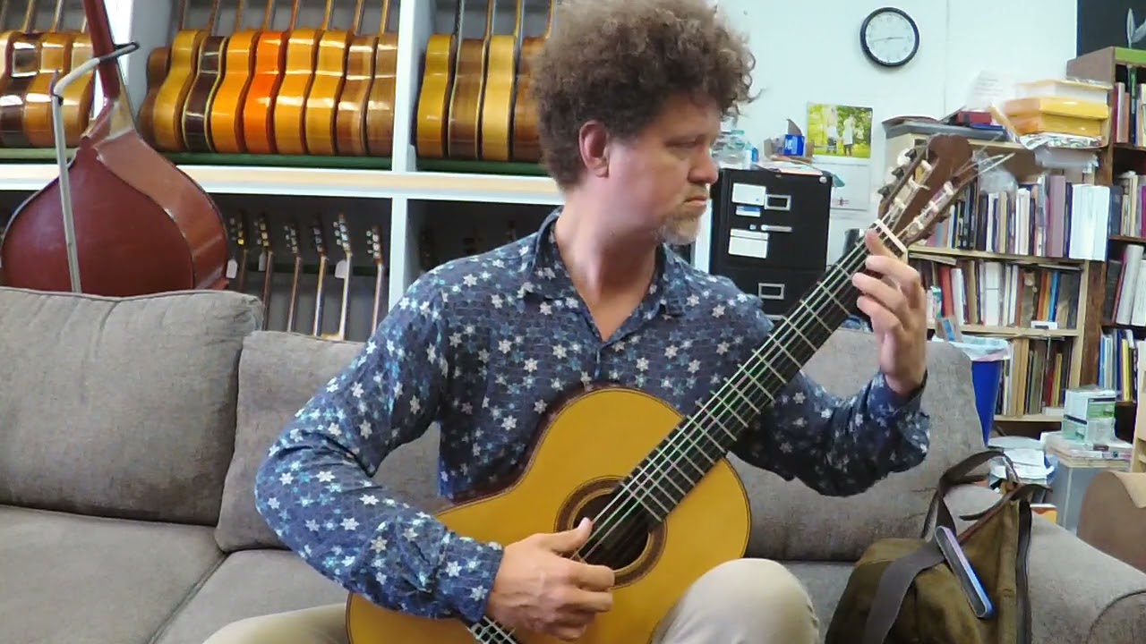 1990 Paco Santiago Marin Classical Guitar No. 82 David Trevors Arada Moreno-Torroba