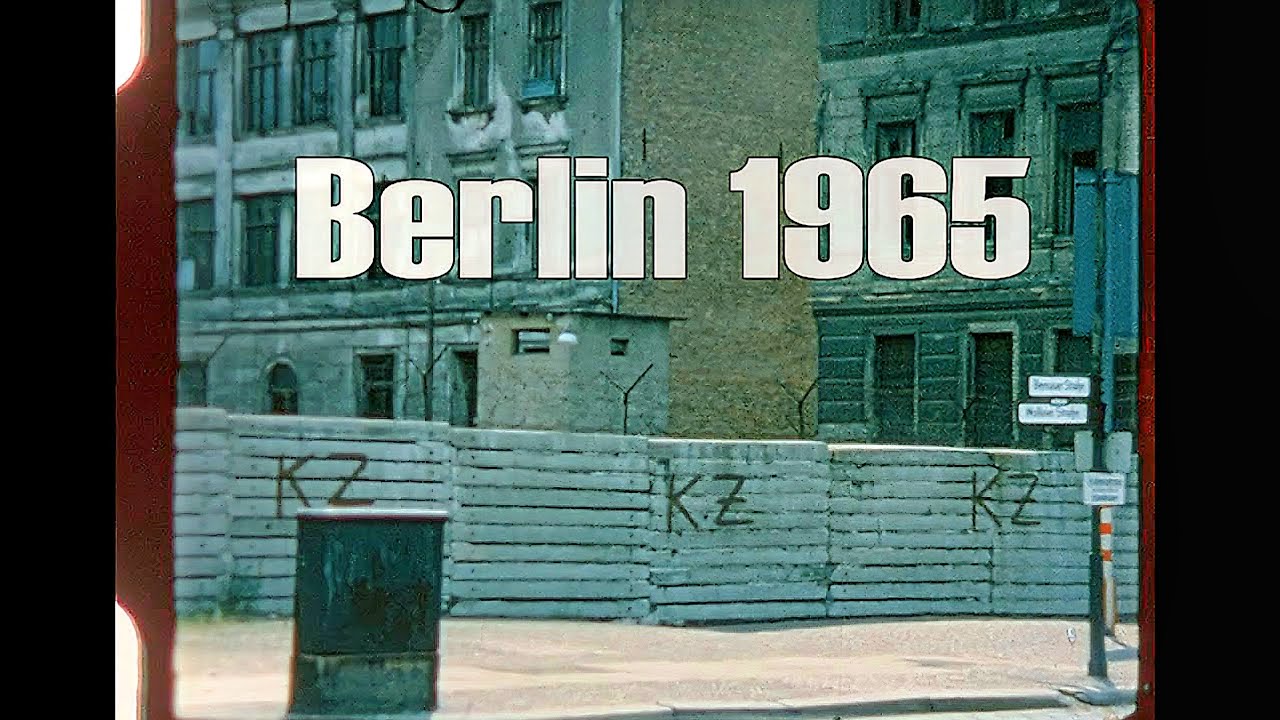 Берлин 1965 г. — Стена — Автобусная экскурсия в Восточный Берлин — Стена — Восточный Берлин на ав...