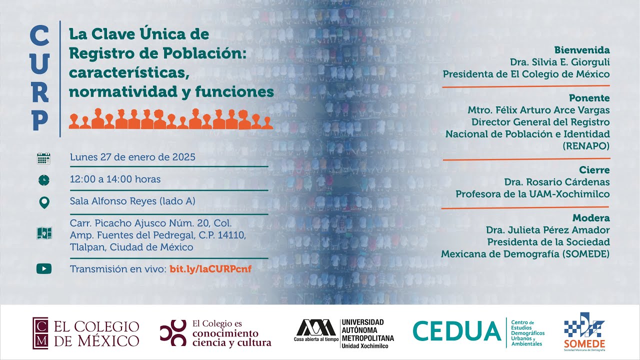La Clave Única de Registro de Población (CURP): características, normatividad y funciones