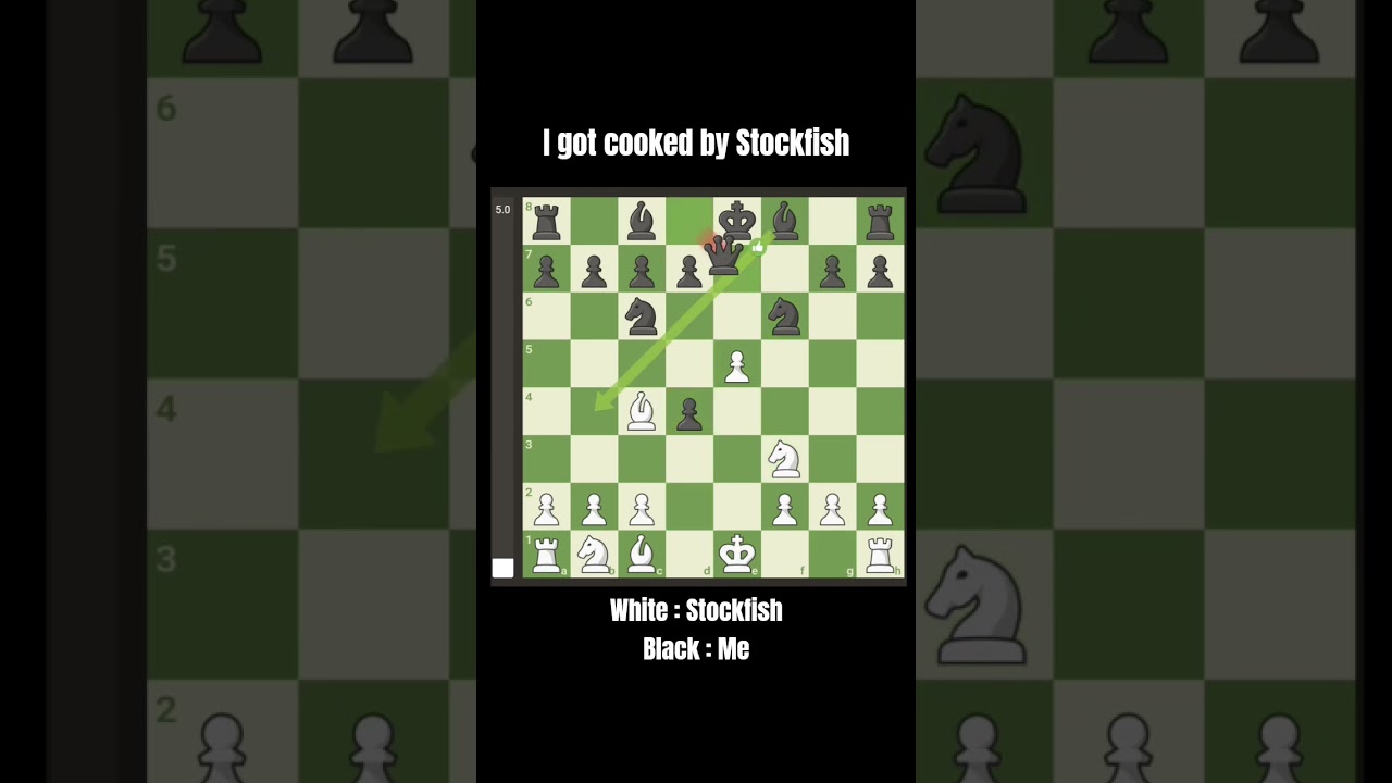 I got cooked by Stockfish with Queen odds