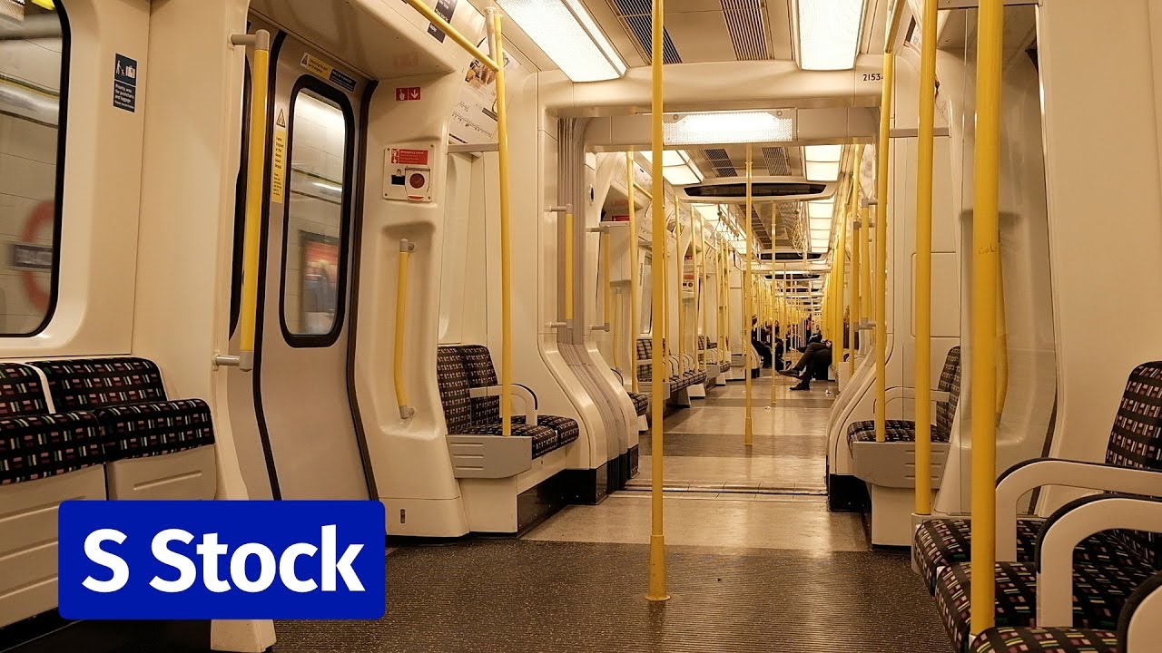 London Underground: S Stock ride late evening