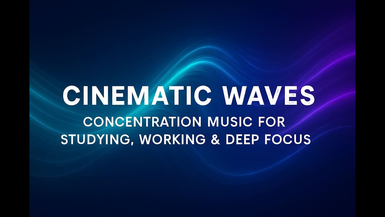 Cinematic Waves – Concentration Music for Studying, Working & Deep Focus