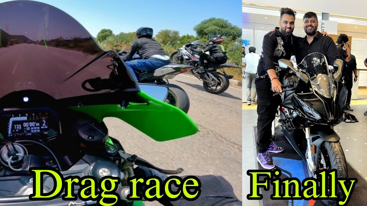 Khanna Omkar bhai ki New BMW S1000rr ki Delivery lene nikal gaye on apni loud ZX10R