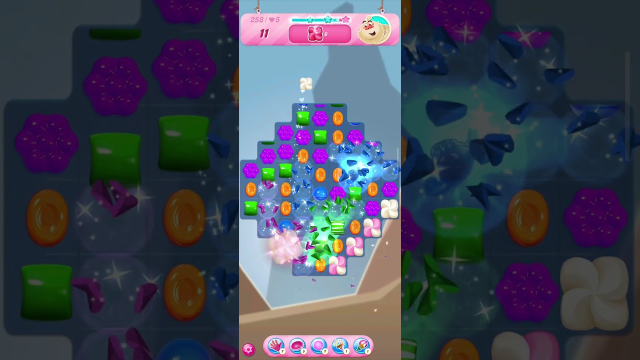 Candy Crush Saga Seviye 258 