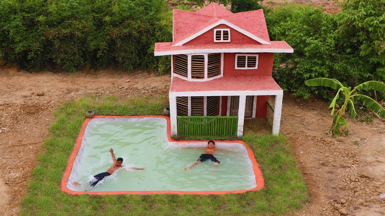 Evolution Primitive Time:  Building Swimming Pool Underground For Summer
