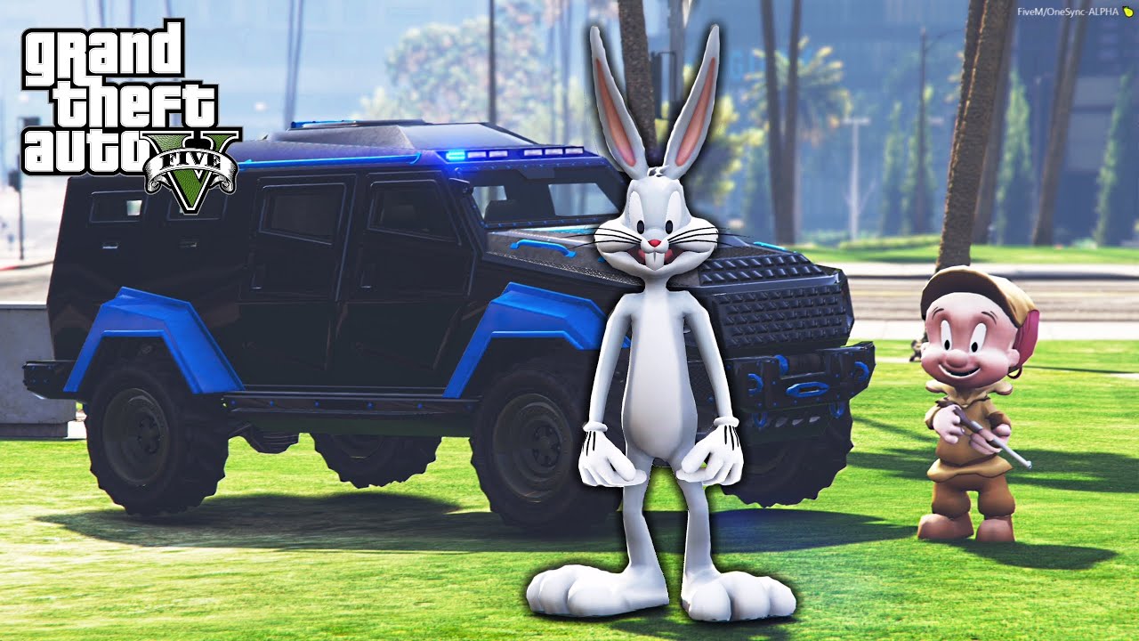 NEDERLANDSE POLITIE vs MEGA KONIJN! - GTA 5 Politie en boefje