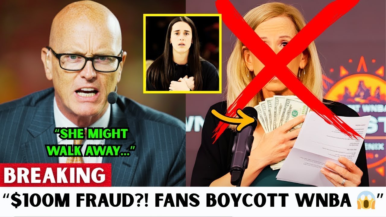 Caitlin Clark EXPOSES the WNBA’s Empty Arenas 😱 Commissioner WALKS OUT Mid-Interview