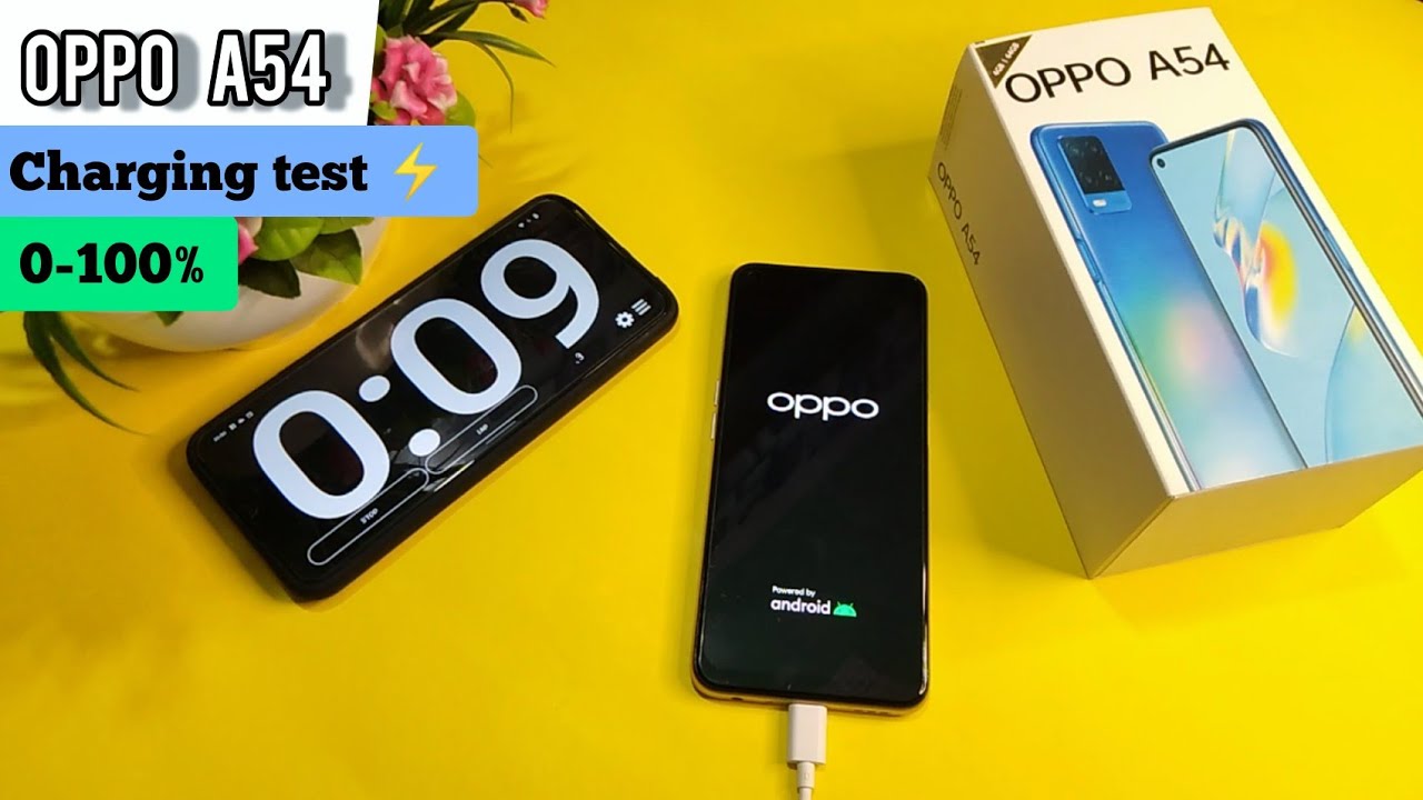 Oppo A54 charging test ⚡| 0-100% | 18W charger 5000mAh battery | Rs.13490