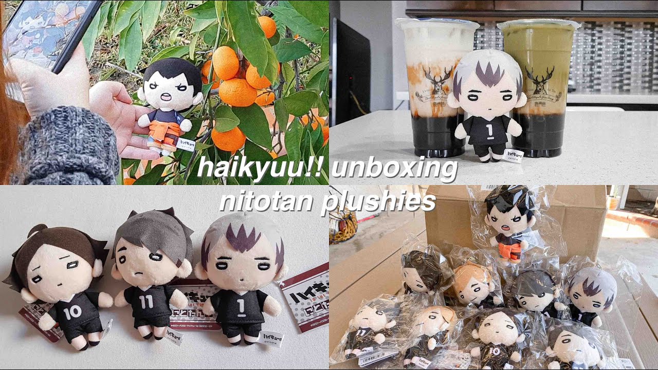 unboxing vlog: haikyuu!! nitotan plushies