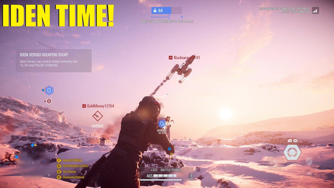 Iden, a special forces soldier on a team of specials! 🤣- Star Wars Battlefront 2