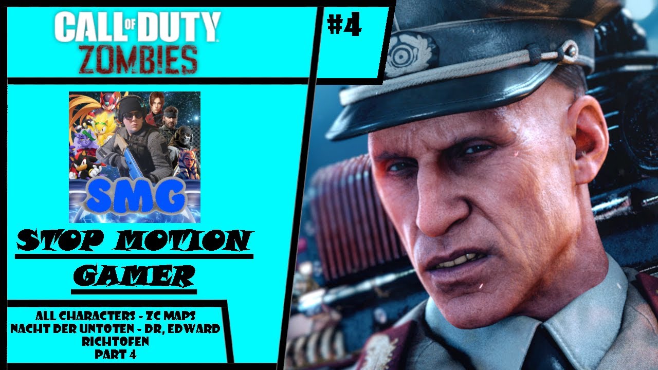 Cod - Zombies - All Characters - (ZC) - #4 - Nacht Der Untoten - Dr, Edward Richtofen