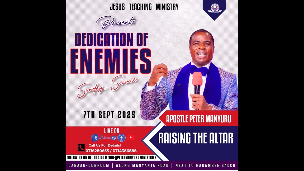 DEDICATION OF ENEMIES(RAISING THE ALTAR)SUNDAY SERVICE.