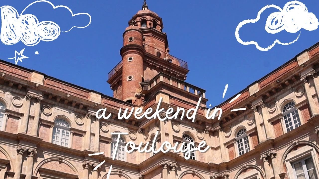a weekend in toulouse 🇫🇷 brunch, hôtel d'assézat, capitole, bubble tea, basilica of St. Sernin