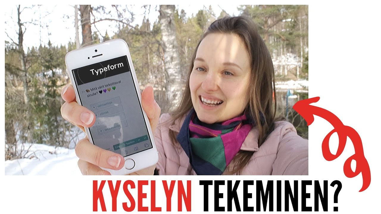 Kyselyn tekeminen ja kyselylomake Typeform -työkalulla