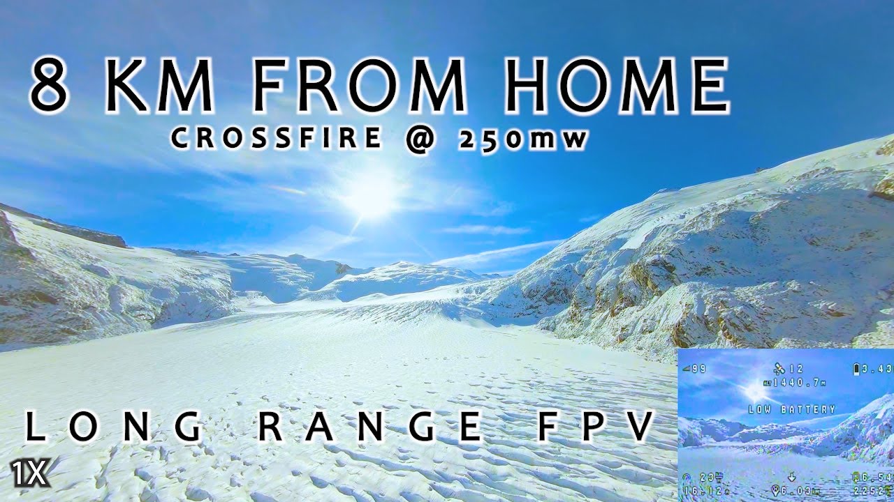 8km From Home w/ TBS CROSSFIRE - Uncut 2.7k Long Range FPV Flight With DVR - Long Range Freedom II