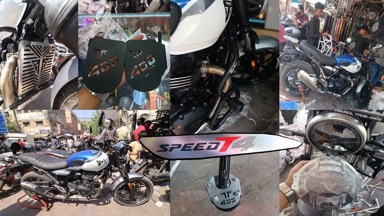 Triumph Speed T 4 Modification | Speed 400 Accessories | Triumph Speed 400 T4 Accessories