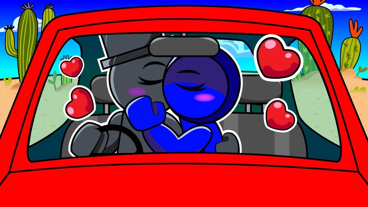 BLACK Y JEVIN se BESAN en un VIAJE LARGO y POLVORIENTO en ROBLOX! 🖤😱