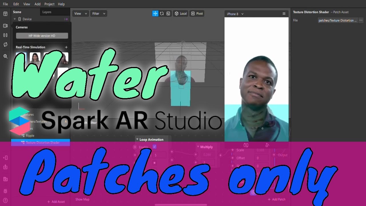 How to create water in Spark AR Studio | Tutorial