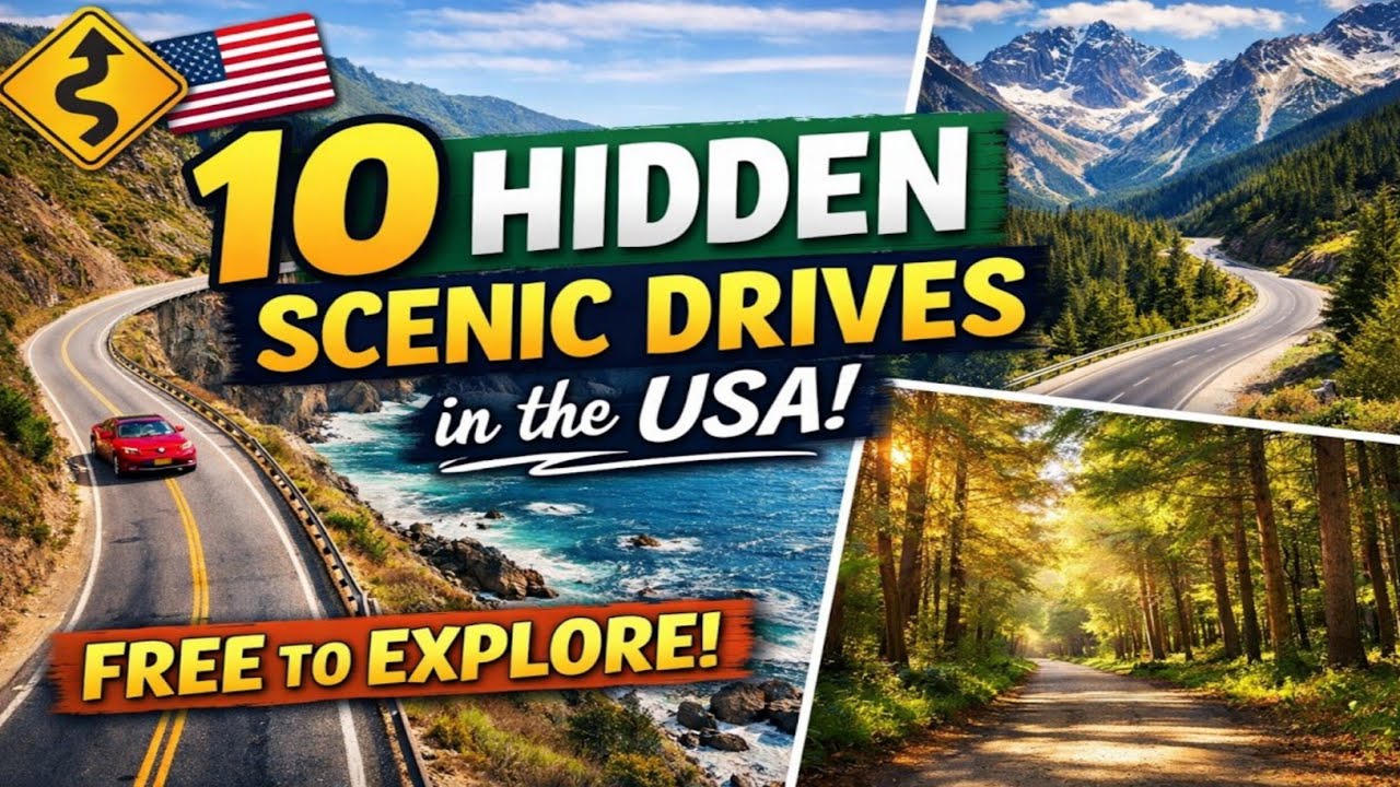 10 Hidden Scenic Drives in the USA You Can Do for Free