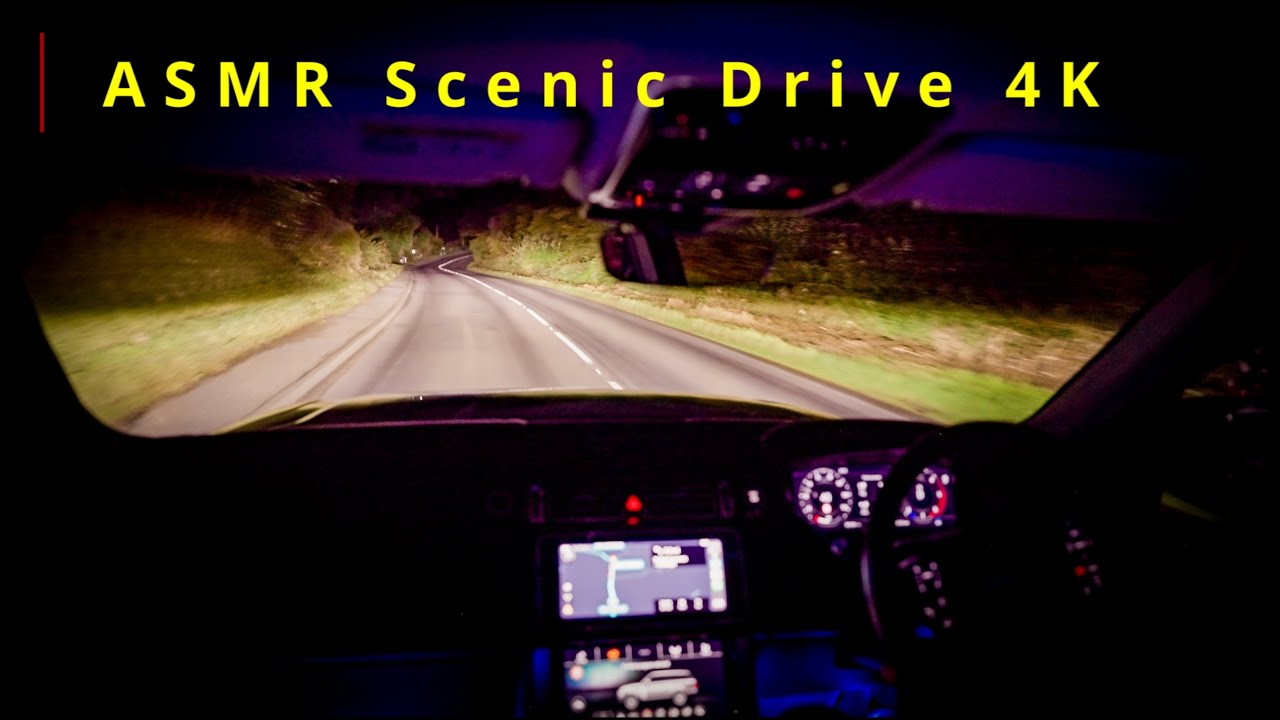 ASMR Evening Drive Before Sleep
