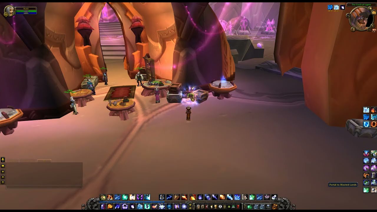 Exodar Portal to Blasted Lands Location, Classic WoW Wotlk