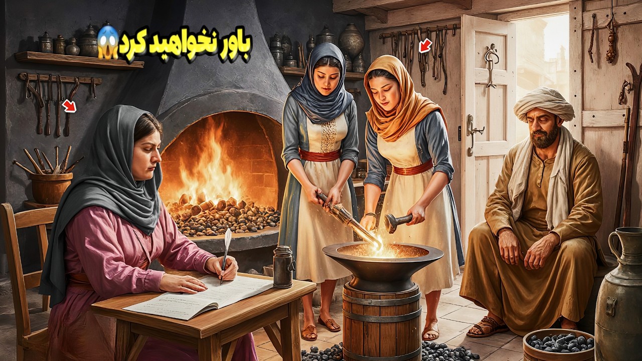 این پیرمرد آهنگر سه دخترجوان داشت که پس از عروسی کاری با شوهرشان کردند که دنیا را تکان داد و... 😱