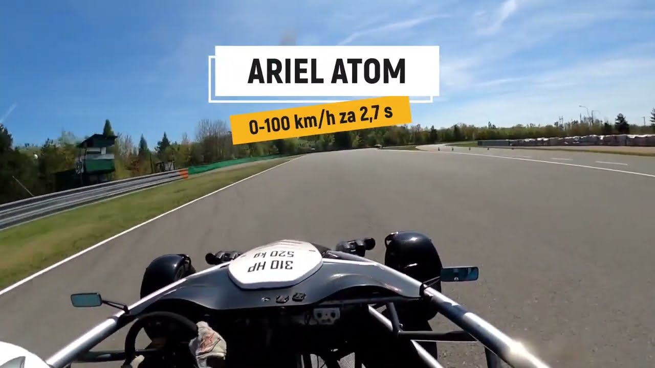 ARIEL ATOM na Masarykově okruhu, extrémní supersport!